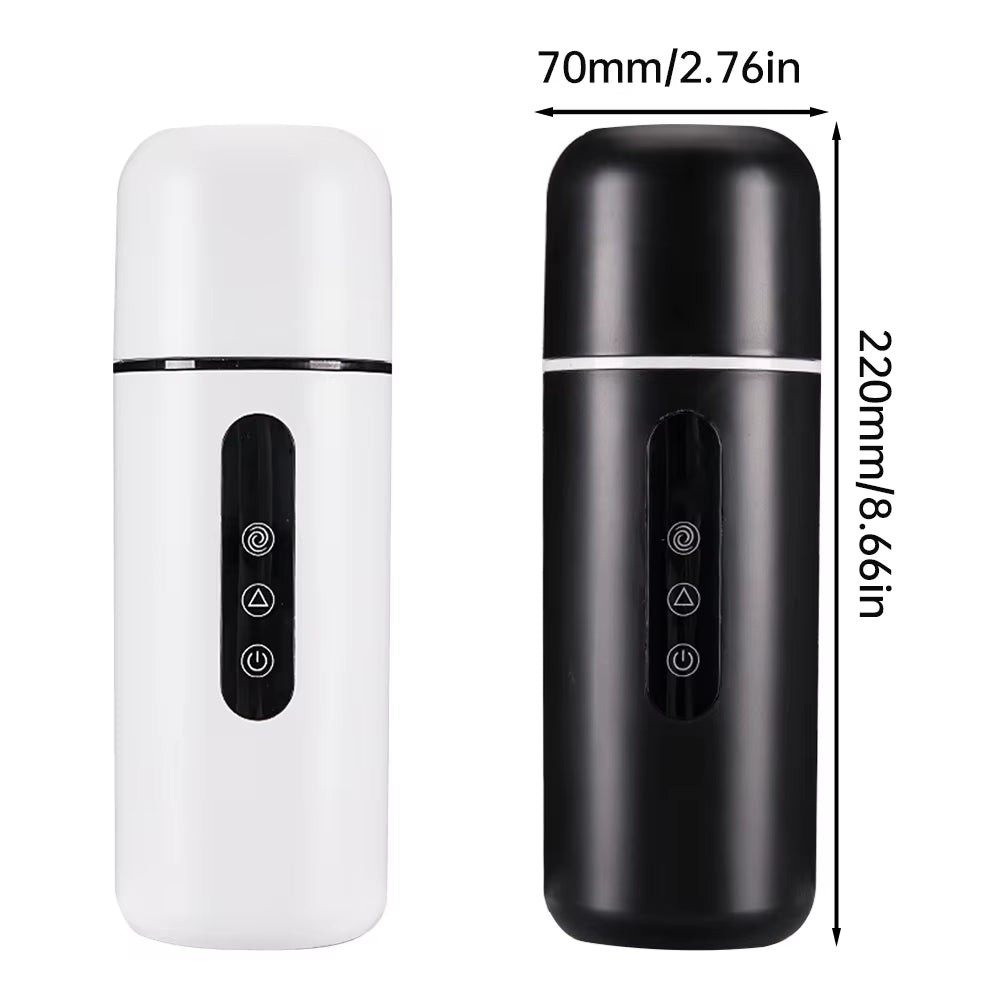 12V 24V Car Heating Cup Electric Kettle Stainless Steel Smart Temperature Control Coffee Mug Warmer Automatic Stirring Cup